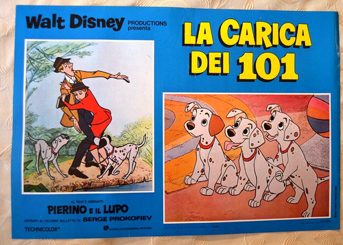 Carica dei 101 fotobusta - carica,