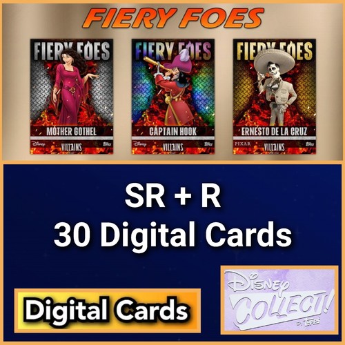 Topps disney collect fiery - disney,