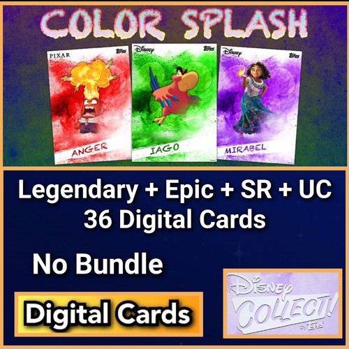 Topps disney collect color - disney,