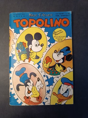 Fumetto topolino walt - topolino, disney