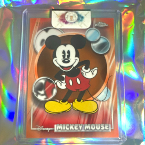 Topps chrome disney mickey - disney,