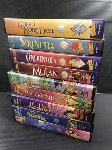 Lotto vhs disney originali - lotto,