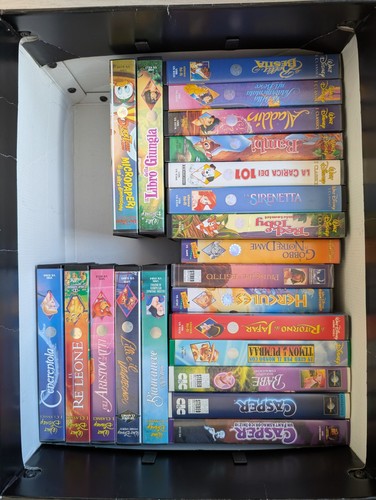 Set videocassette disney - videocassette,