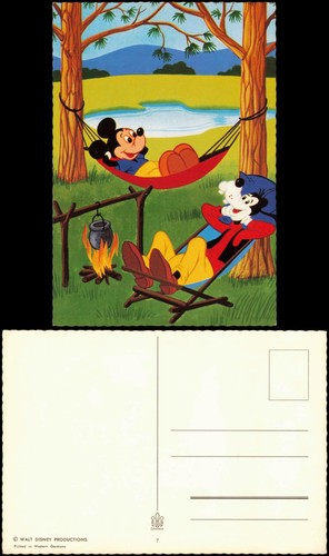 Cartolina walt disney - walt,